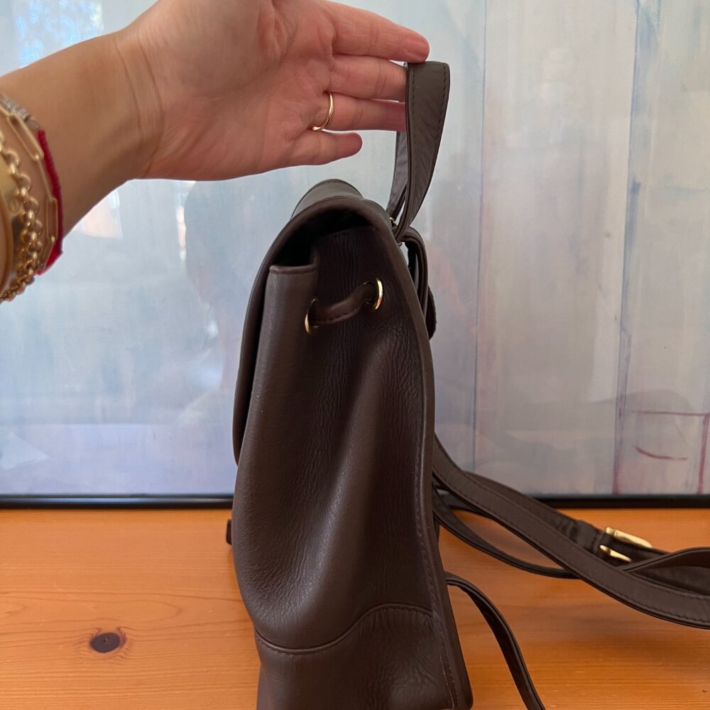 Vintage 90's Greenfield Leather Backpack - Picture 5 of 5